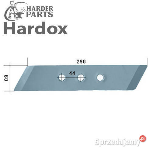Dłuto 100hektarów HARDOX MP293P części do pługa Suwałki