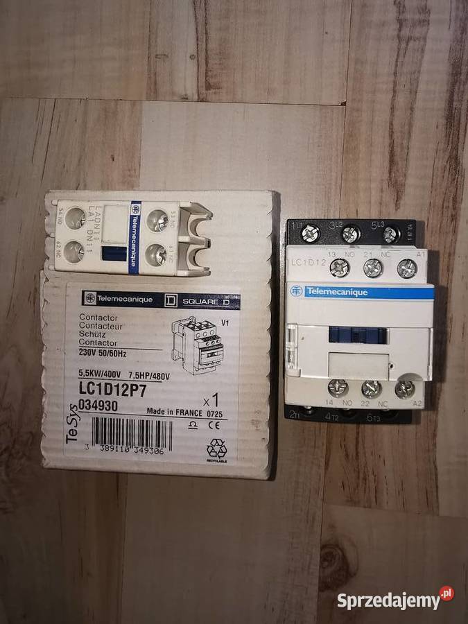 Stycznik Telemecanique Schneider LC1D12P7 25A Kiełczów