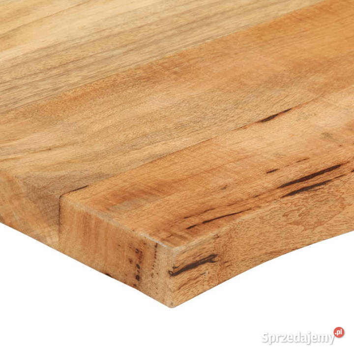 Blat stołu 140x60x38 naturalna krawędź lite Warszawa