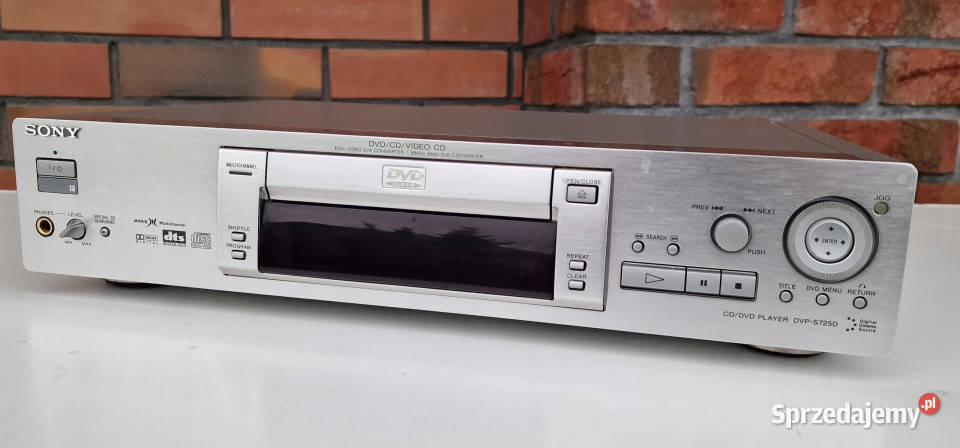 CD DVD odtwarzacz SONY DVP S725D 725 DVD CD Międzychód