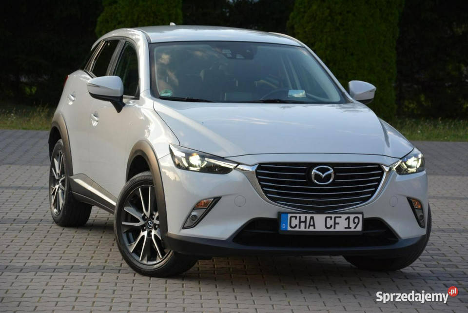 Mazda CX3 Biała Perła Skóry Navi Kamera Head Up CX-3 Ostrów Mazowiecka