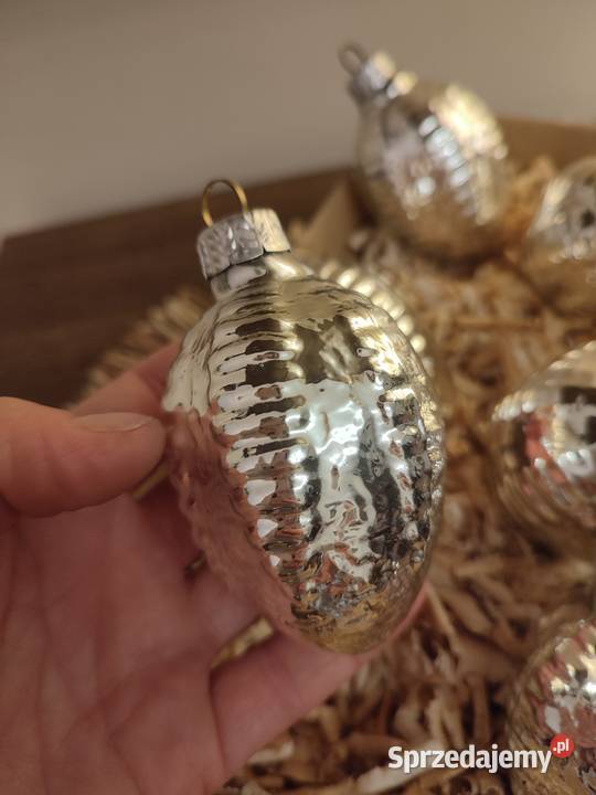 Bombki szklane szyszki stare PRL śląskie Częstochowa sprzedam