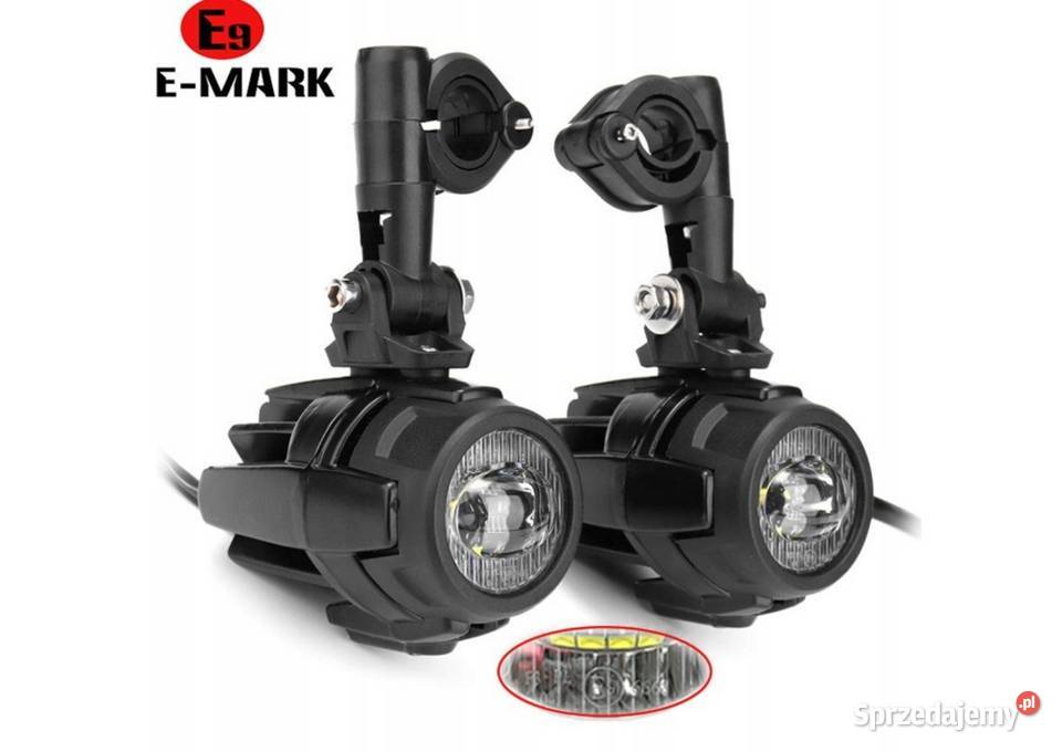 HALOGENY MOTOCYKLOWE LED TURYSTYK wiązka BMW GS Sosnowiec