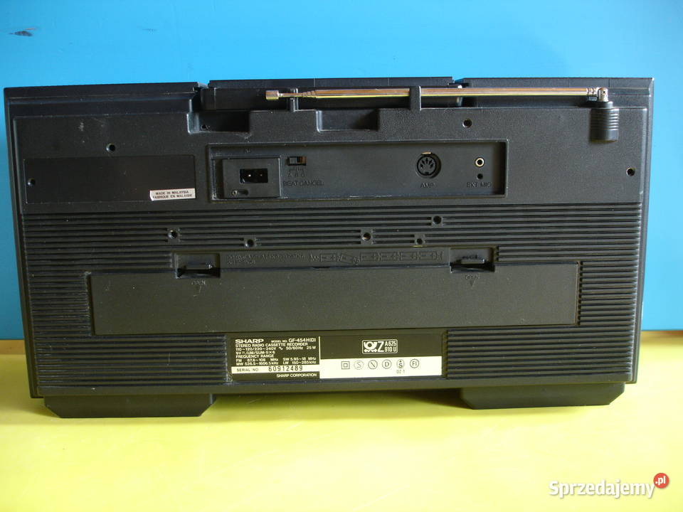 Radiomagnetofon SHARP GF454H lubuskie Zielona Góra