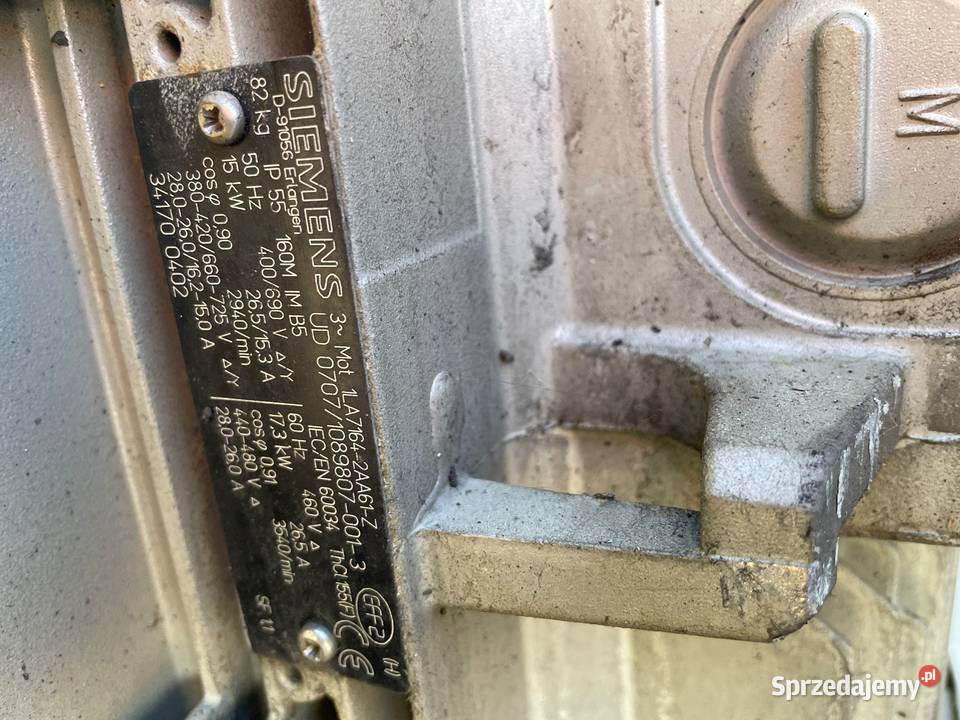 Zestaw przemysłowych silników elektrycznych Tarnowskie Góry sprzedam
