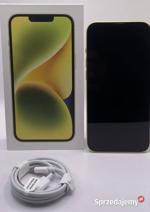 iPhone 14 128 GB Yellow 92 NOWY