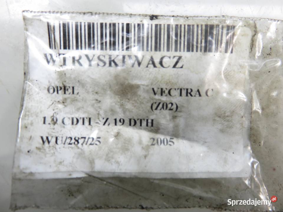 WTRYSKIWACZ OPEL VECTRA C 19 CDTI 0445110159