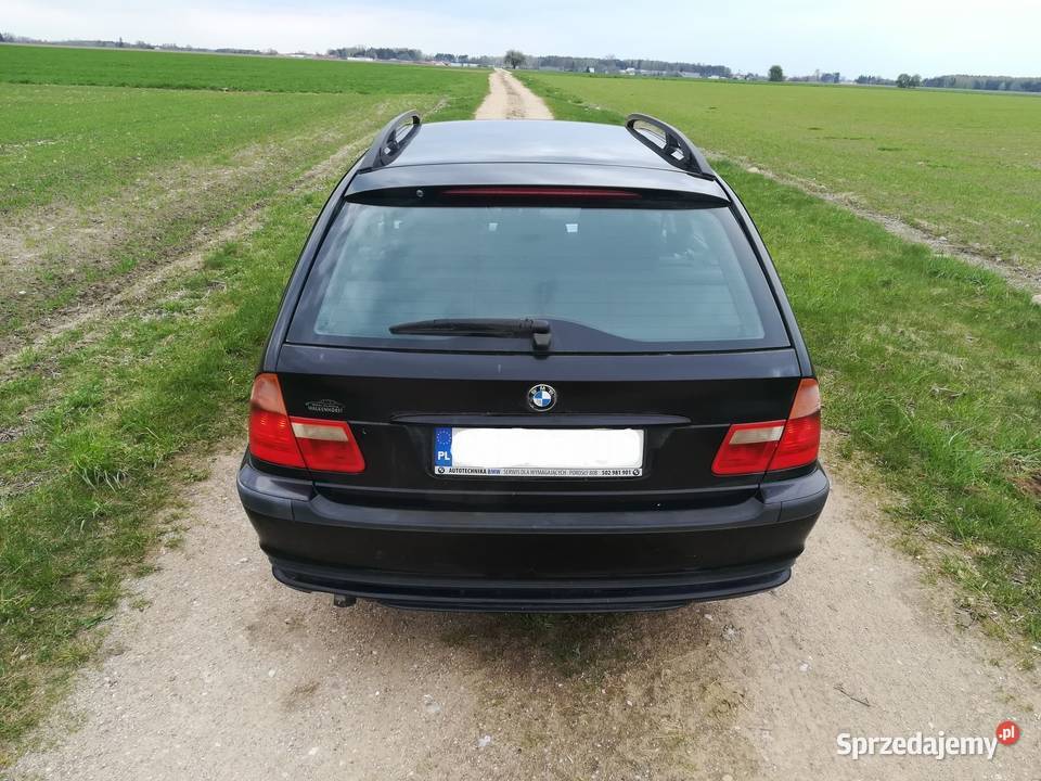 BMW 3 e46 320d kombi 136 2000r 33000 czarny podlaskie Suchowola