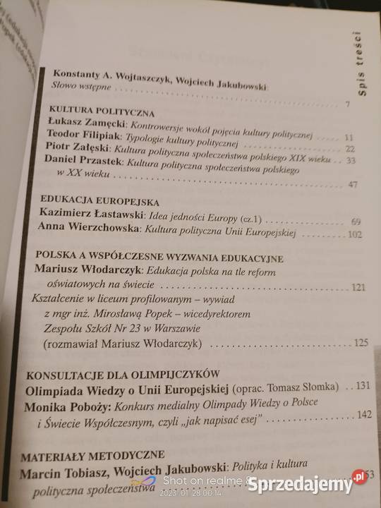 Społeczeństwo i polityka książki czasopisma miękka Warszawa
