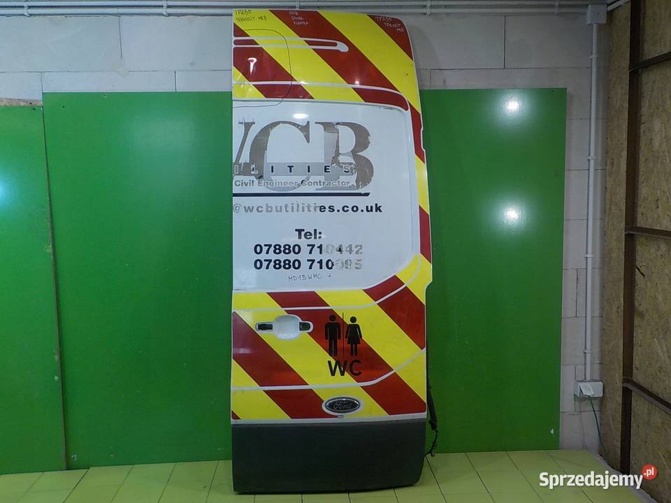 FORD TRANSIT MK8 VIII 15r L3H3 drzwi prawe tyl