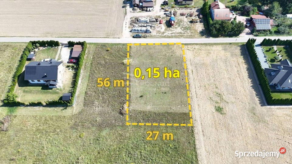 Działka na przedmieściach z dojazdem 27m Teptiuków sprzedam