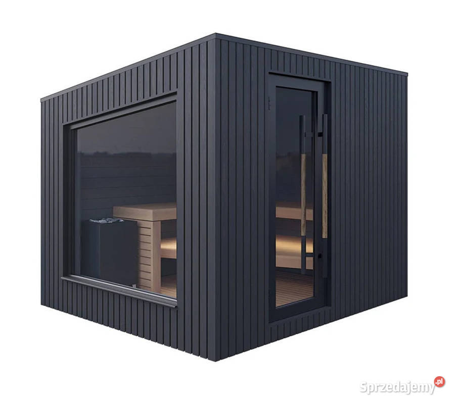 SAUNA OGRODOWA CUBE LUX 230 x 230 ModernHaus Wrocław
