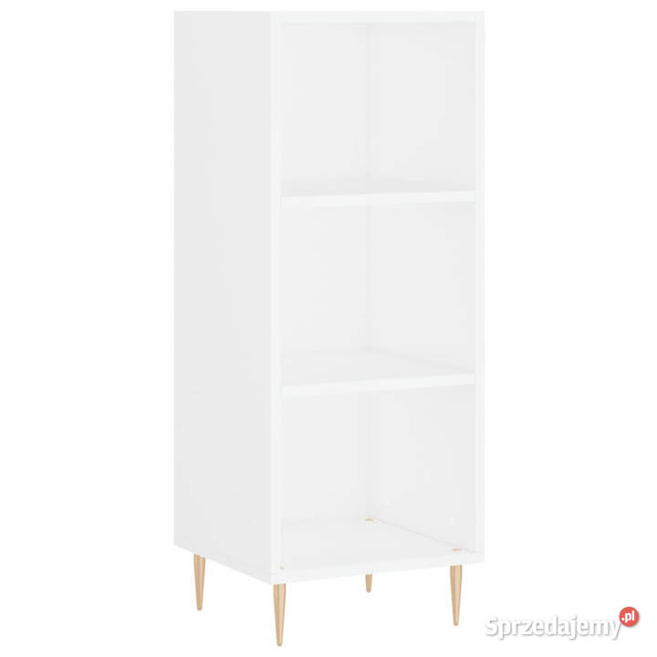 Wysoka szafka biała 345x34x180 materiał Warszawa