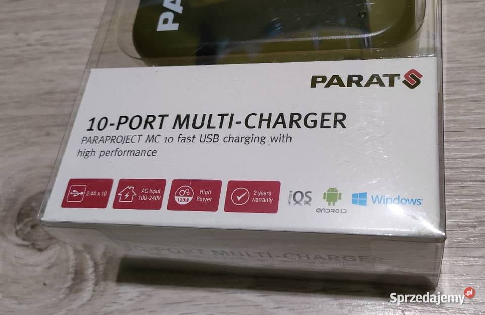 Multiładowarka Parat MC10 120 w 10 x USB A Środa Wielkopolska