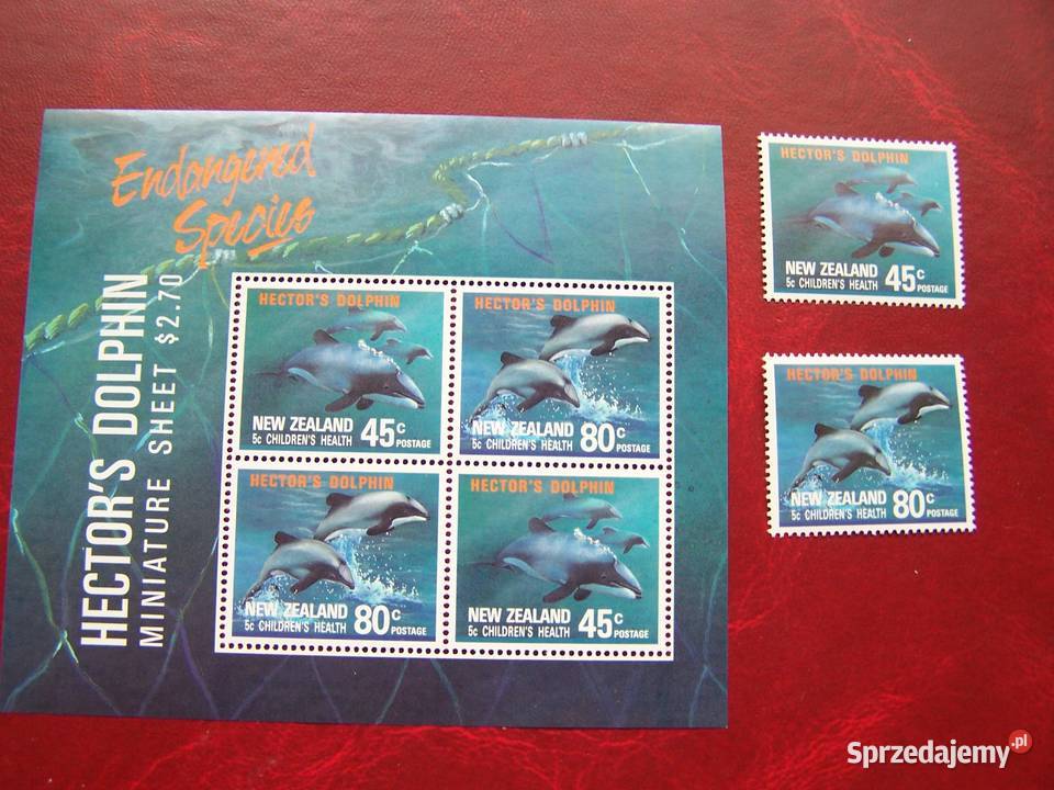 Nowa Zelandia 1991 MNH Mi 119596 Fauna Ssaki Tychy