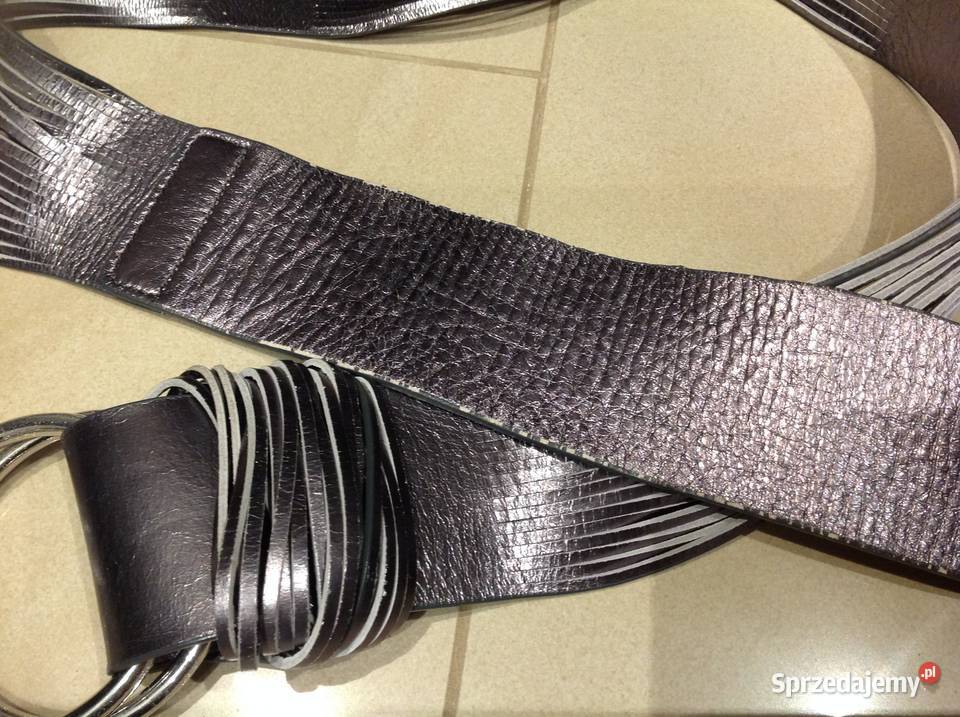 Pasek Szeroki Skórzany Damski LUISA CERANO ML Skóra Galanteria i dodatki Nowa Sól sprzedam
