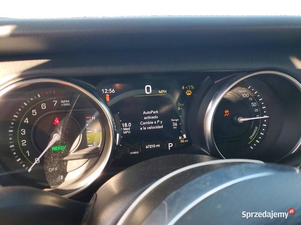 2022 JEEP WRANGLER UNLIMITED SAHARA 4XE biały Częstochowa