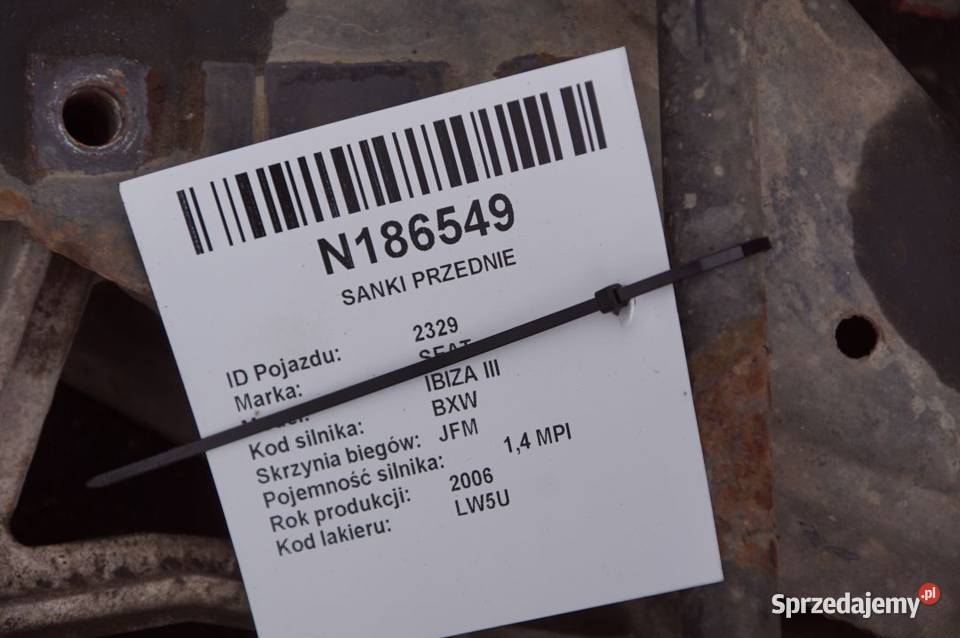 SANKI PRZEDNIE SEAT IBIZA III kujawsko-pomorskie