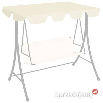 vidaXL Zadaszenie do huśtawki ogrodowej kremowe Warszawa sprzedam