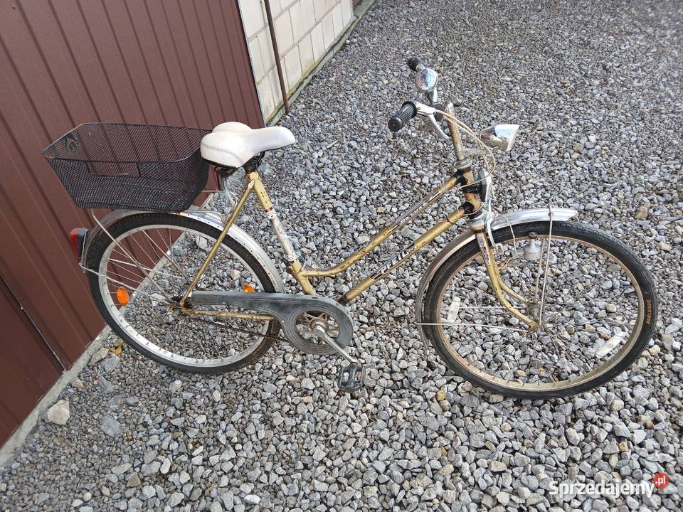 Rower Damka 26 PFIEL DELUX koszyk światła Sandomierz