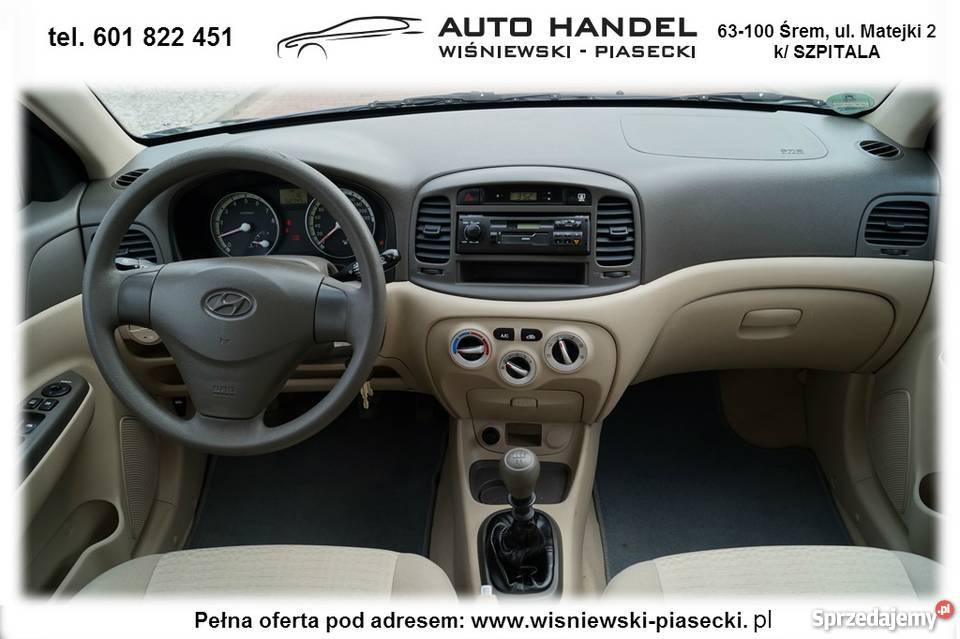 Hyundai Accent 14 Śrem Wielkopolska Komis wielkopolskie Śrem