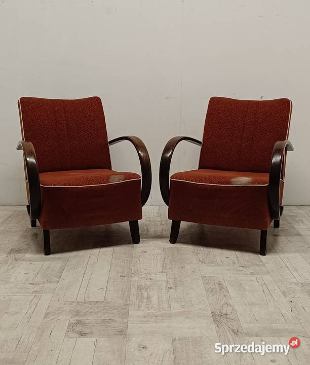 fotele Halabala lata 50te do salonu art deco Radomsko sprzedam