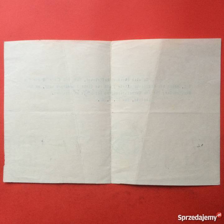 862 Zaświadczenie Szkolne Stettin Szczecin sprzedam