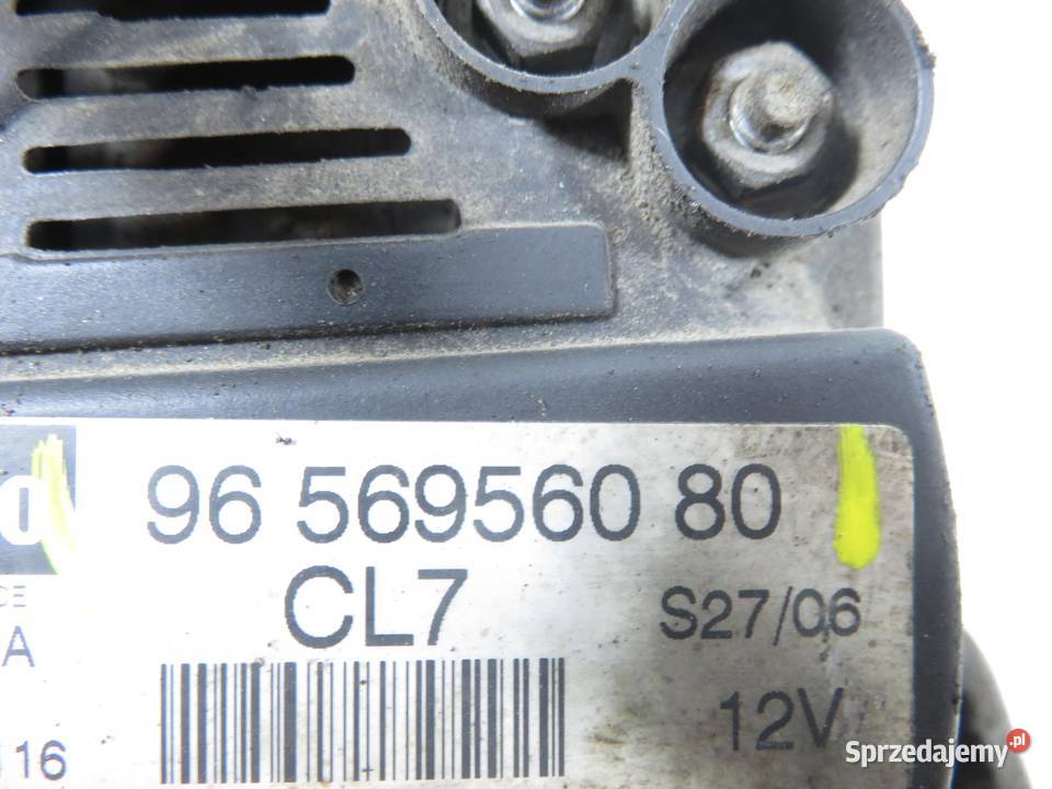 ALTERNATOR PEUGEOT 206 14 75 KFW 9656956080 osobowe