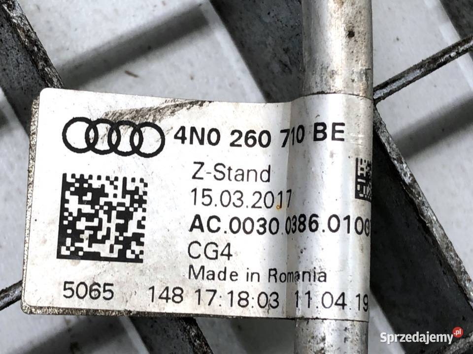 RURKA KLIMATYZACJI AUDI A8 D5 4N0260710BE 30 286 osobowe