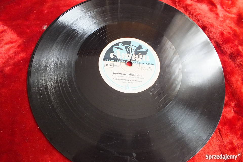 Płyta winylowa szelakowa niemiecka gruba ciężka