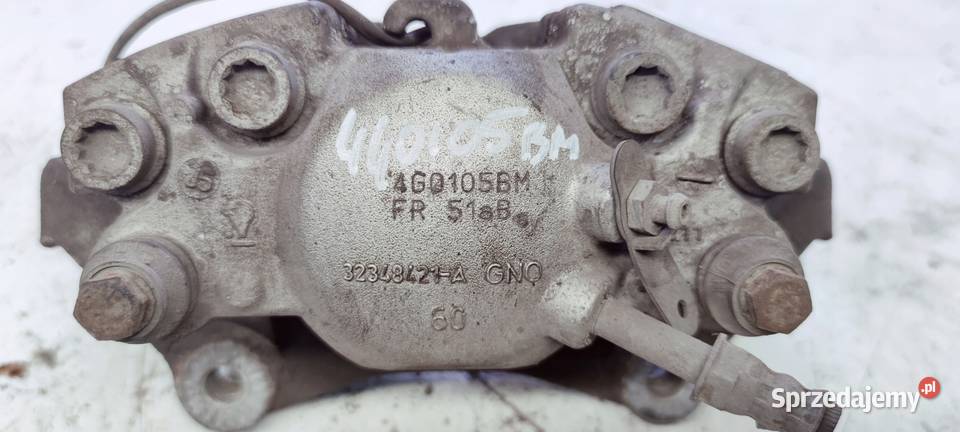 ZACISK HAMULCOWY PRAWY PRZÓD AUDI A6 A7 4G0105BM Przystajń