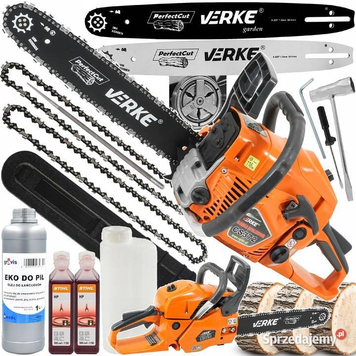 PIŁA SPALINOWA PILARKA ŁAŃCUCHOWA 43 OLEJ STIHL Piły łańcuchowe Chmielnik
