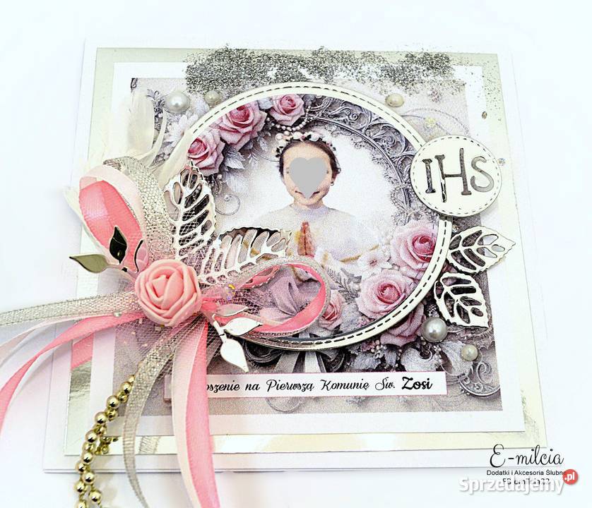 ZAPROSZENIA 3D delux SPERSONALIZOWANE I KOMUNIA Dom i Ogród Zielona Góra