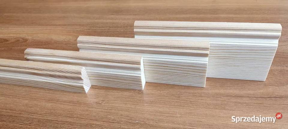 Listwa drewniana frezowana 20 x 45 z małym Narew