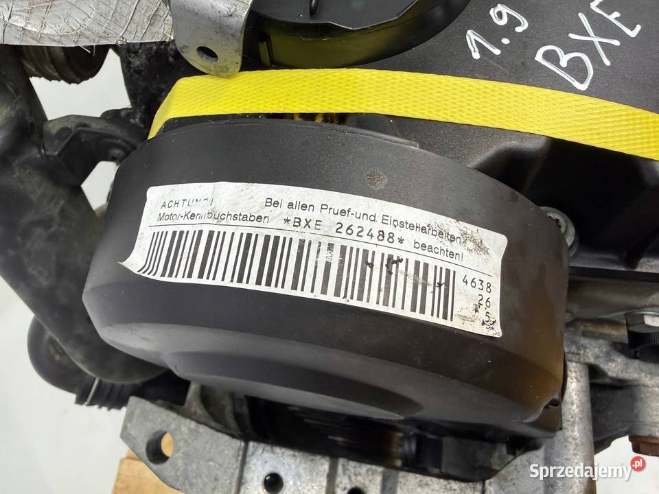 SILNIK BXE VW Golf V Jetta III Touran Passat B6 Silniki i osprzęt Chełm