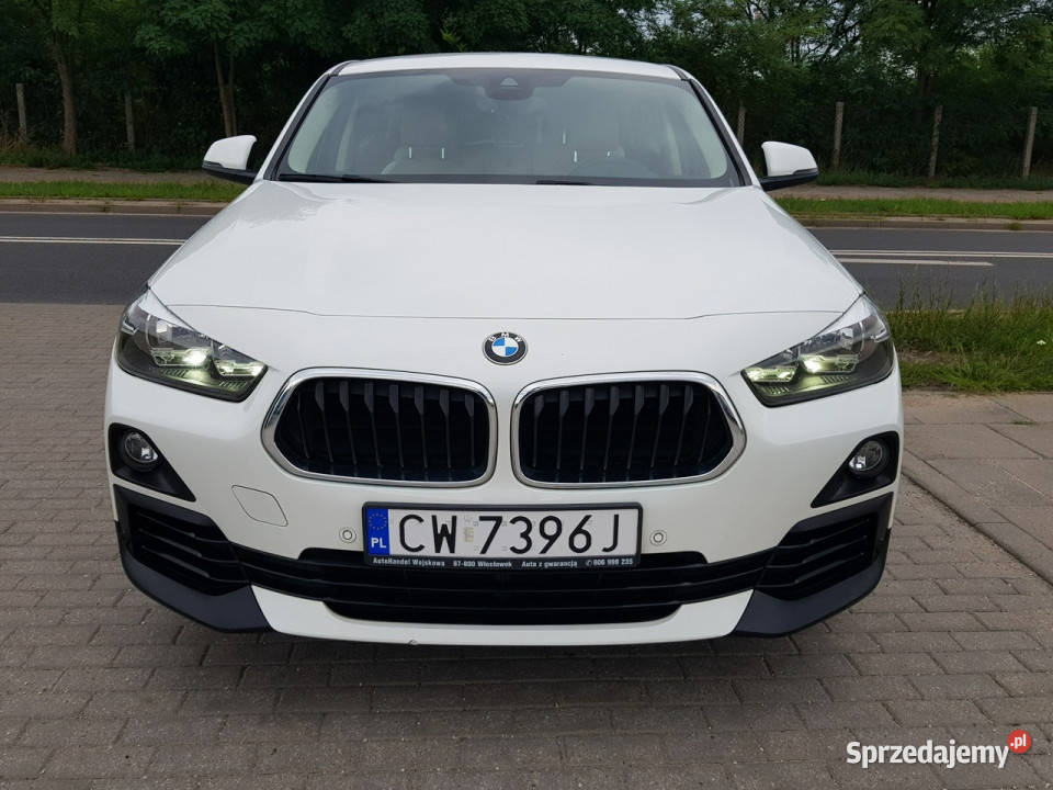BMW X2 20 d Automat Nawigacja Jasne Skóry Kamera autoalarm Włocławek