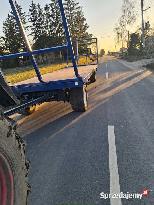 Przyczepa do bel skrzynio palet slomy kujawsko-pomorskie Mgoszcz