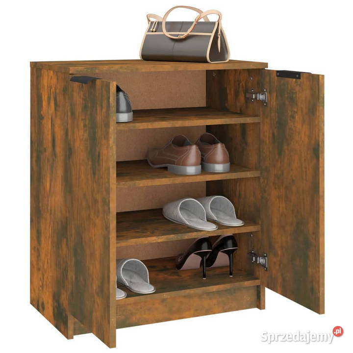 Szafka na buty przydymiony dąb 59x35x70 WM817102 Warszawa sprzedam