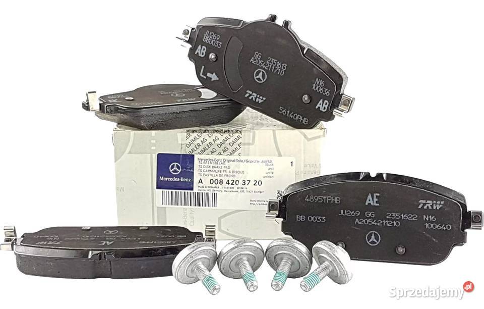 MERCEDES Cklasa W205 Klocki hamulcowe przod OE