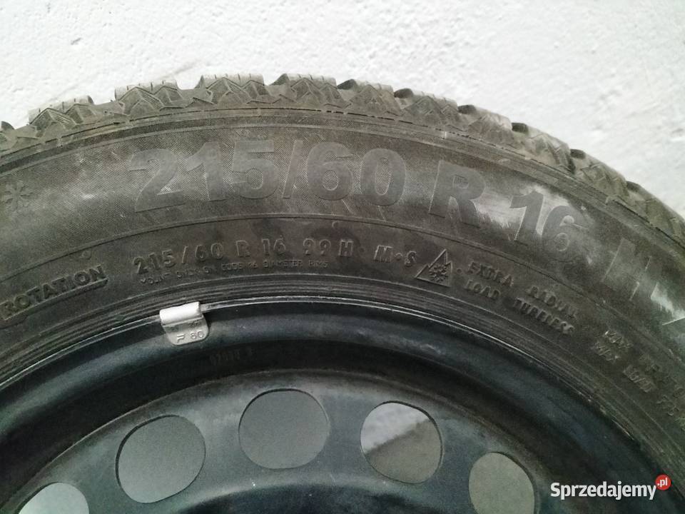 Felga stalowa vw z opona semperit speed Zbąszyń