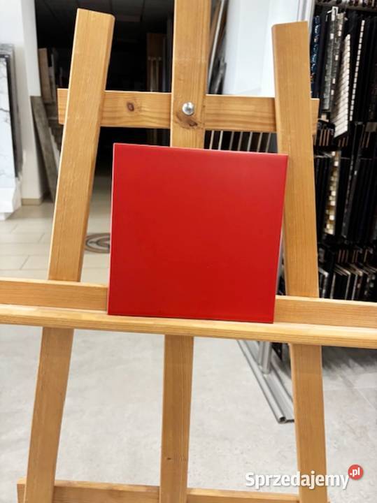 płytka ścienna 20x20 czerwona matowa krwista małopolskie