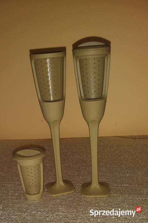 Solniczka i pieprzniczka Tupperware odcienie brązowego dolnośląskie Wałbrzych