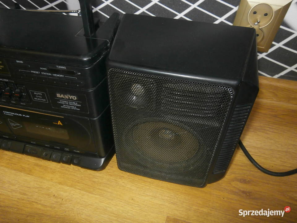 Radiomagnetofon BOOMBOX SANYO M W232LOET sprawny łódzkie Łódź sprzedam