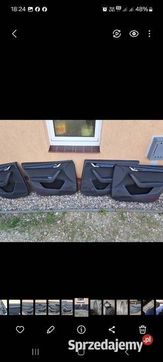 Boczki ambientie skoda octavia 3 sedan Wrocław