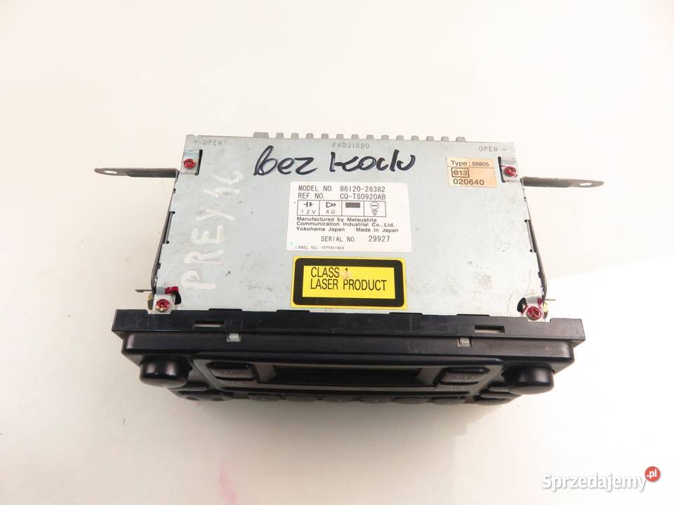 RADIO TOYOTA AVENSIS VERSO M2 8612028382
