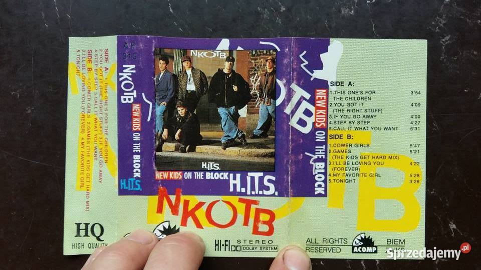 Kaseta magnetofonowa NKOTB HITS Wyd Acomp kaseta Siemiatycze