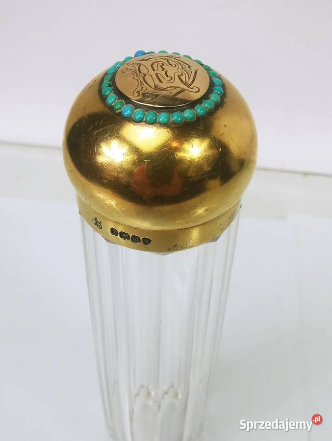 Flakon kosmetyczny Flakon Srebro Anglia 1867 lubuskie Nowa Sól