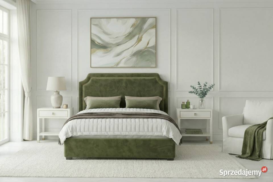Łóżko tapicerowane FABIO 160x200 z pojemnikiem I Poznań