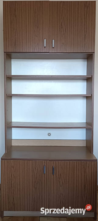 Meblościanka PRL szafa regał witryna