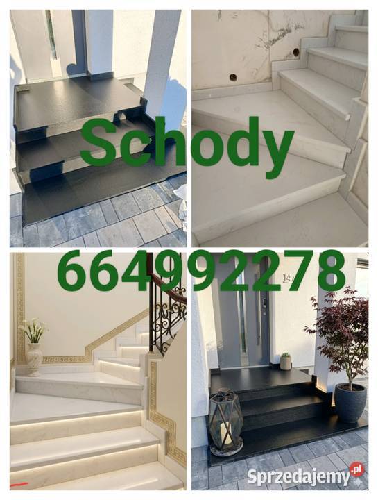 Schody i parapety kamienne